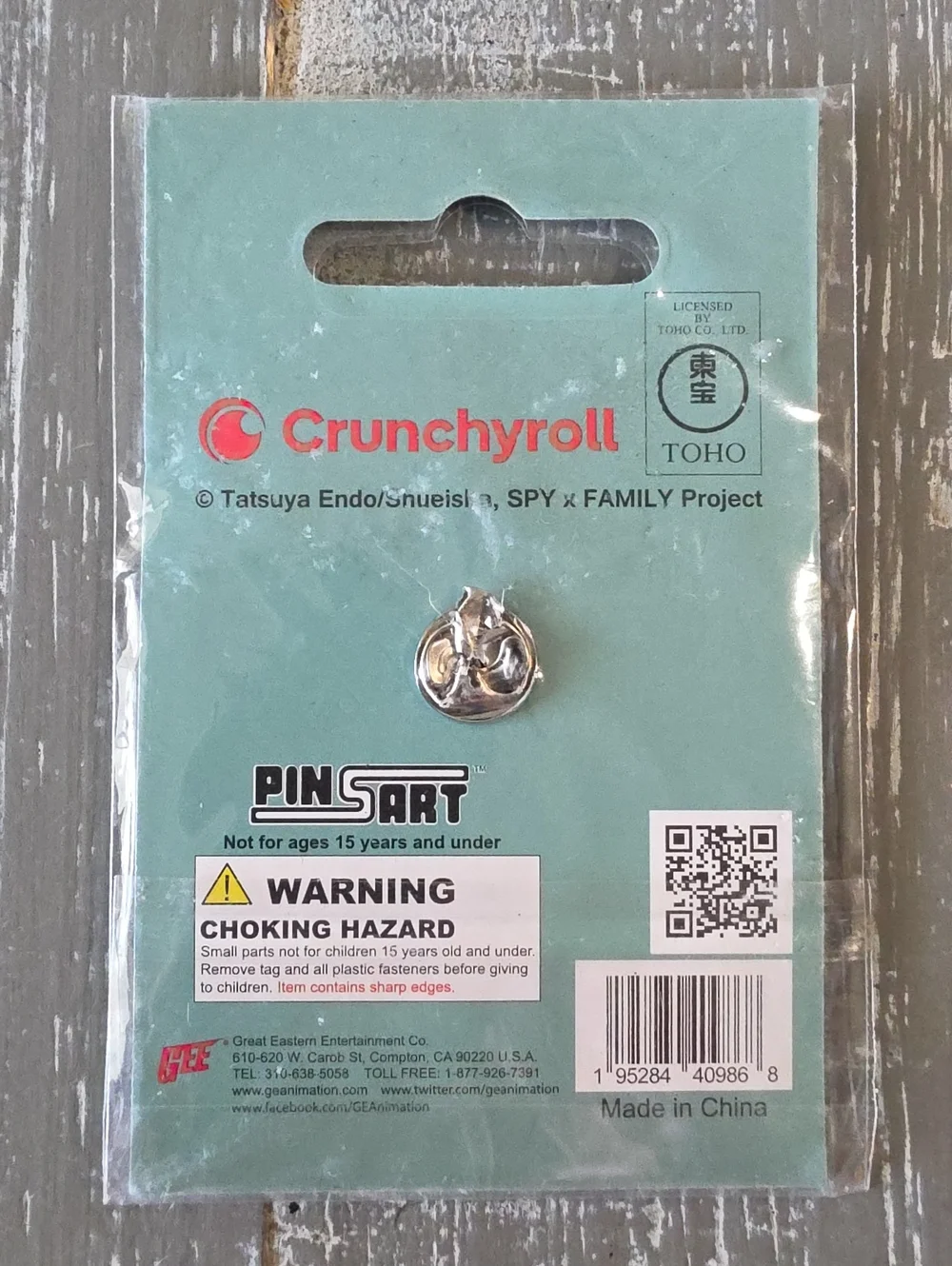 ANYA Spy x Family Pin, Forger, Crunchyroll, Toho, Mr Penguin & Director Chimera